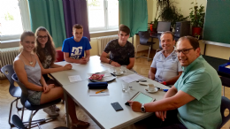 SchülerInnen der BRG Knittelfeld, Christian Czerny und Christian Reiner