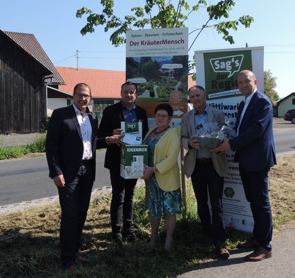 Hinweistafel Großlobming