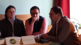 Teilnehmer/innen Pressekonferenz